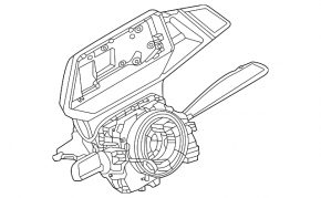 Steering column switch guitar assembly Volkswagen ID.4 21-23 with cable and gear shifter, for heated steering wheel