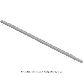 Molding door-glass central rear left Cadillac CTS 14- chrome