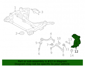 Front left axle shaft BMW 3 F30 12-18 RWD