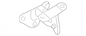 Lower left tailgate hinge for BMW X5 E70 07-13