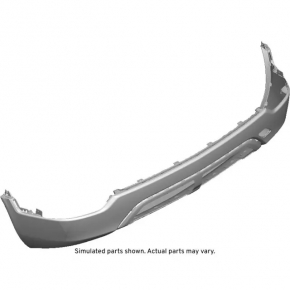 The rear bumper is bare, the lower part of the Buick Encore 17-19 structure