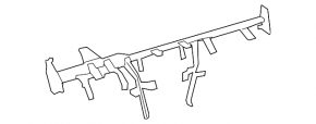 Reinforced under-torpedo pipe for Toyota Sequoia 2008-2009