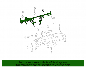 Reinforced under-torpedo pipe for Toyota Sequoia 2008-2009