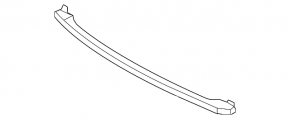 Front bumper reinforcement lower bar VW Jetta 15-18 USA