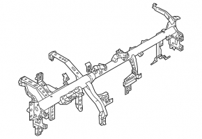 Under-torpedo pipe reinforcement Nissan Rogue 21-23 US built