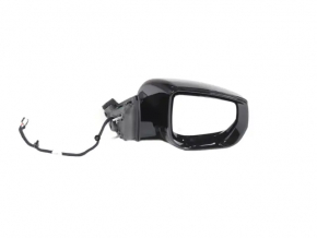 Left side mirror assembly for Jeep Grand Cherokee WL 21-26, turn signal, heated, BSM, chrome housing