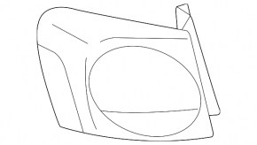 Light outer wing left Lexus GS450h 06-11 scratches