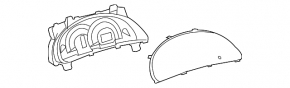 Instrument cluster Toyota Camry v40 07-09 hybrid, 94k