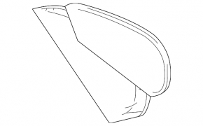 Left side mirror assembly for Toyota Prius 30 10-14, 7 pins, turn signal, heated