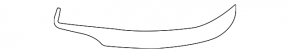 Lower side mirror cover right Subaru Legacy 15-19