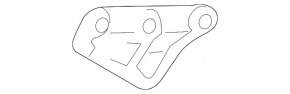 Left tailgate trim bracket for Subaru Forester 19-24