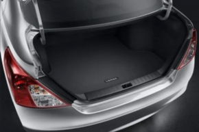 Carpet trunk Nissan Versa 12-19 usa cloth black