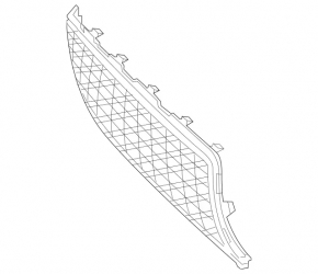 Lower right radiator grille for Mercedes A-class V177 19-22 mesh, AMG pack