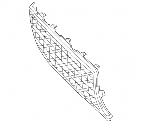 Lower right radiator grille for Mercedes A-class V177 19-22 mesh, AMG pack