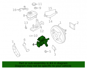 Brake Master Cylinder Mazda CX-7 06-09