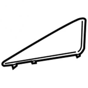 Central dashboard cover for Ford Fusion mk5 17-20 speaker, black,
