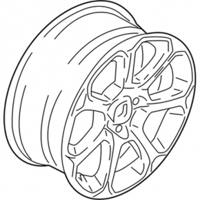 Wheel disk R16 Ford Ecosport 18-22 type 3 curb