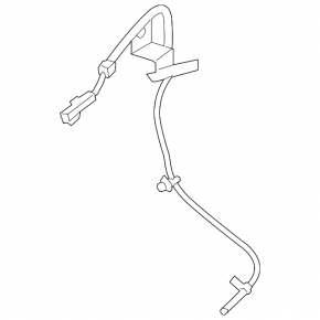 Front right ABS sensor for Ford Edge 15-19