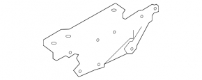 Hood hinge left Jaguar F-Pace X761 17-20