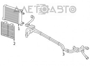 Additional radiator protective mesh for BMW X2 F39 18-23 B46, B48