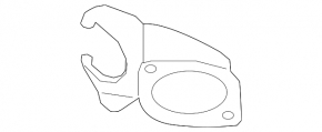 Bracket for the right intake pipe BMW X5 F15 14-18 4.4T