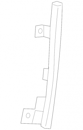 Front right door glass guide Chevrolet Volt 16-