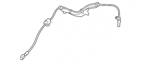 ABS sensor rear right Subaru Crosstrek 16-17