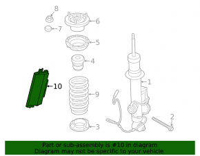 Block of active suspension BMW 5 F10 11-16
