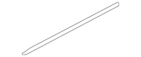 Door molding lower front left VW CC 08-17 chrome