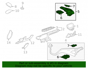 Dashboard cover left Chevrolet Bolt 17-18
