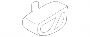 Lower bumper reinforcement bumper, left, BMW 5 G30 17-23