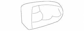 Front left outer handle cap for Toyota Prius V 12-17