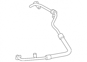 Air conditioner tube compressor-heater Subaru XV Crosstrek 18-19