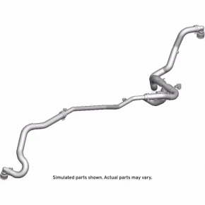Cooling pipe for additional radiator Chevrolet Camaro 16-23 6.2