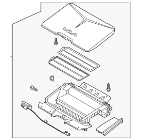 Front trunk assembly Kia Niro 23-26 EV