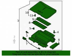 Front trunk assembly Kia Niro 23-26 EV