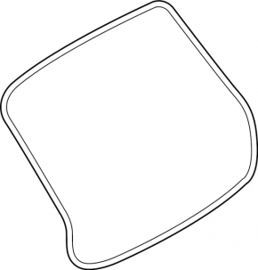 Rubber seal for the trunk door of the Infiniti QX50 19-25