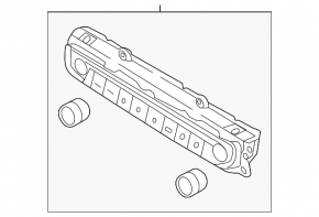 Kia Optima 16-19 audio controls