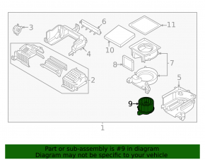 Kia EV6 22-24 heater fan motor