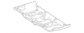 Lower radiator protection Mercedes W246 B250e 16-17