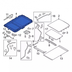 Hatch assembly Ford Explorer 18-19