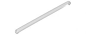 Glass seal inside rear left door Lincoln MKZ 13-20