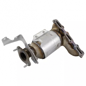 Lincoln MKX 16-18 3.7L Front Exhaust Manifold with Catalytic Converter