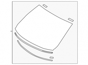 Windshield Nissan Rogue Sport 17-18