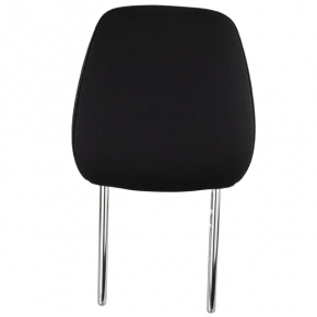 Front left headrest for Ford Bronco Sport 2021-2025, black and dark gray leather combination