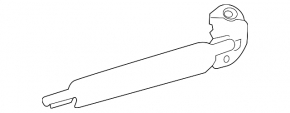 Rear wiper arm Jaguar F-Pace X761 17-