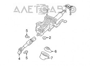 Chevrolet Volt 11-15 Steering Column