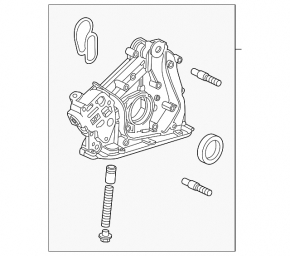 Oil pump for internal combustion engine Acura TLX 15-19 3.5