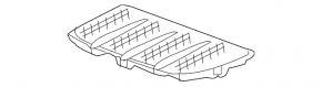 Left hood grille trim for Mercedes X164 GL