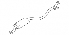 Nissan Murano z51 09-14 mid-mount exhaust manifold